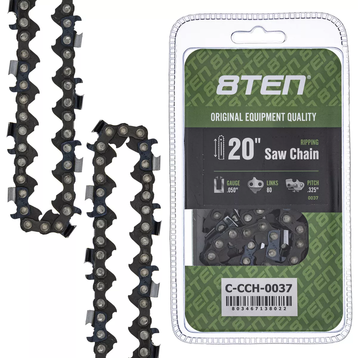 Ripping Chainsaw Chain 20 Inch .050 .325 80DL for Husqvarna