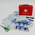 First Aid Burn Kit in Small Red Box. Emergency Burn First Aid with Refill Option