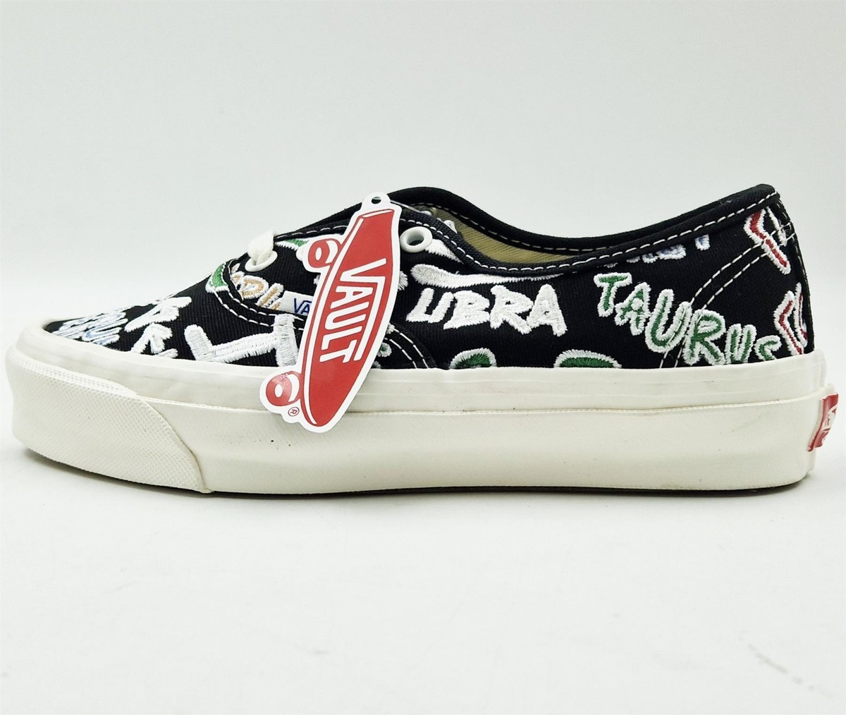 VANS VAULT UA OG AUTHENTIC LX ZODIAC & BLACK LOW-TOP SNEAKER
