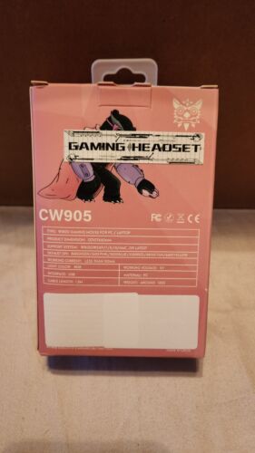 ONIKUMA CW905 Pink Wired RGB Gaming Mouse - Picture 2 of 2