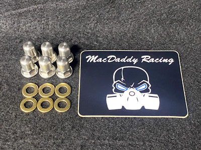 MacDaddy Racing Yamaha Blaster TITANIUM Tall Head Nuts