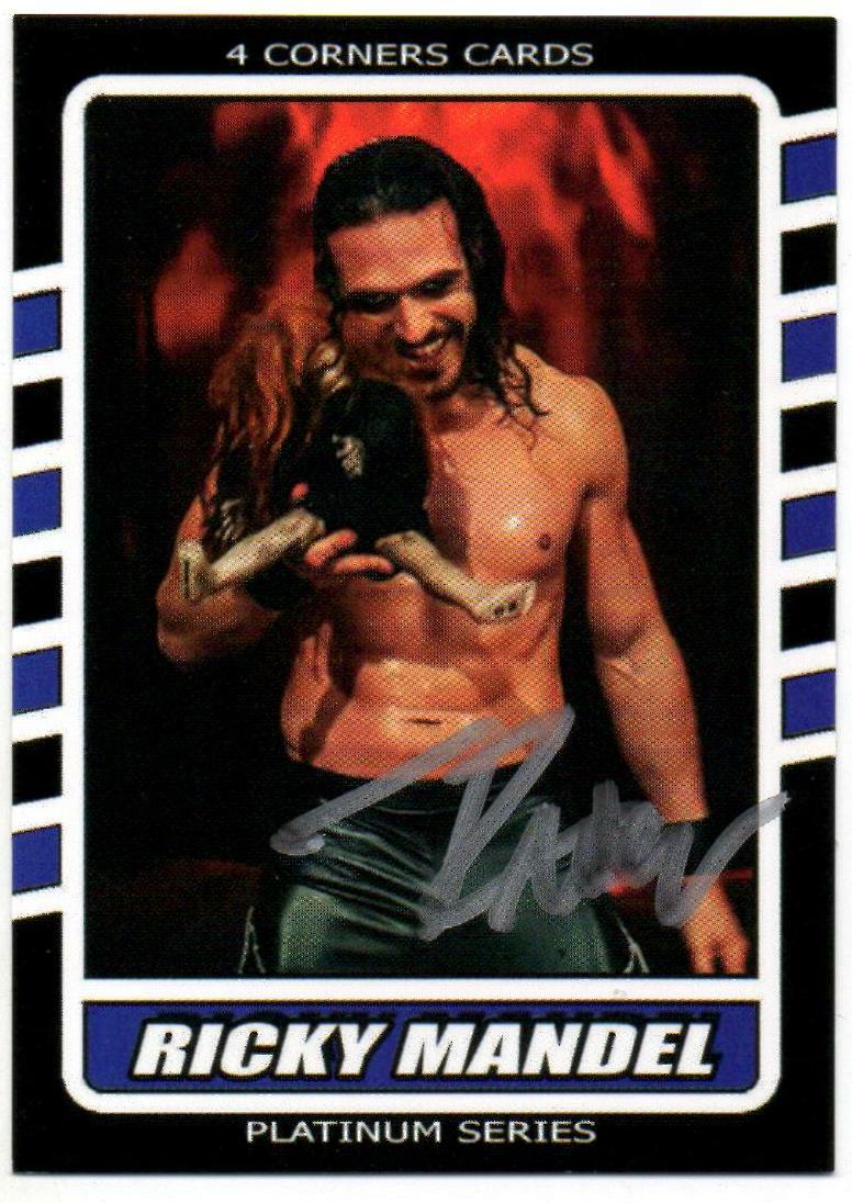 Ricky Mandel Ricky Mundo Signed Wrestling Trading Card Lucha