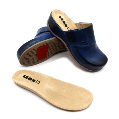 2019 LEON COMFORT DAMEN LEDER CLOGS