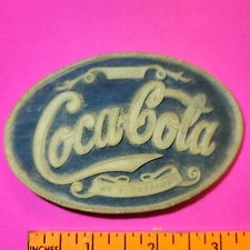 Vintage Coca Cola Coke Clay Belt Buckle 5 Cents Belt Buckle