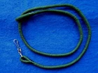 BRITISH MILITARY LIGHT INFANTRY GREEN LANYARD + SWIVEL CLIP