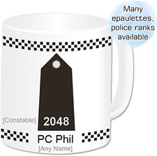 Personalised Police Mug Name Cup Police Officer Gifts PC WPC Retirement Work Mug