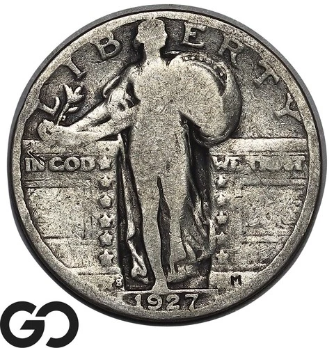 1927-S Standing Liberty Quarter Key San Francisco Issue