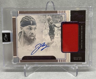 Brandon Ingram 2023-24 Panini One And One Pelicans Patch Auto Purple /35 Jersey