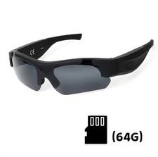 1080P Smart Camera Sunglasses HD Video Recorder Bluetooth Cycling 64GB