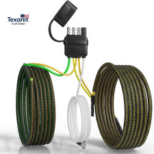 4 Pin 5 Wire Trailer Wiring Harness 22ft For Rewiring Both-side Taillightsboat