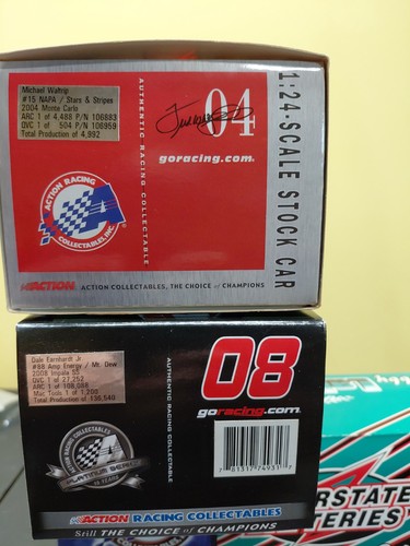 Lot of 4 NASCAR 1:24 Diecast Cars Labonte McFarland Waltrip Earnhardt Jr - Picture 3 of 7