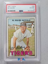 1967 Topps Al Kaline #30 - Detroit Tigers - PSA 6