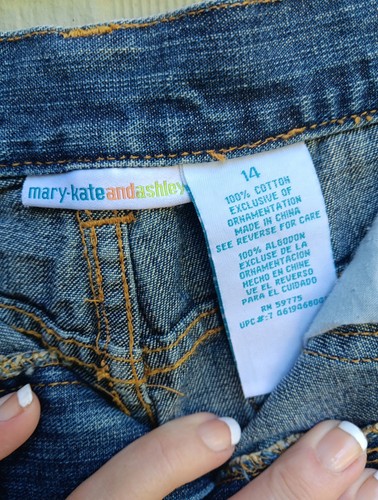 Vintage Mary-kate And Ashley Girls 14 Bell Bottom Embroidered Patchwork... - Picture 10 of 14