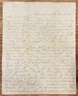 CIVIL WAR LETTER DECEMBER 12, 1862 GREAT CONTENT BATTLE FREDRICKSBURG GEN. GRANT