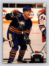 1992-93 Stadium Club #312 Tony Tanti Buffalo Sabres Hockey Card
