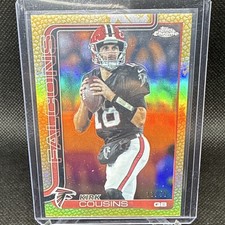 2025 Topps Chrome - Kirk Cousins Atlanta Falcons Gold Refractor /50 #13