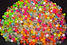 8MM Soft Plastic Salmon/Trout Eggs. 100 Per Pack. Custom Made