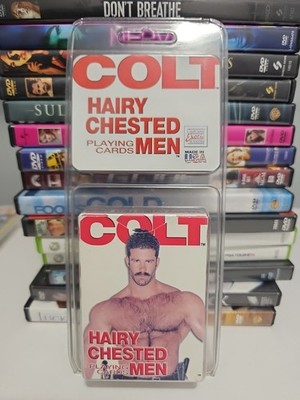 NEVER USED Sealed COLT STUDIOS Hairy 2003 Muscle Men Playing Cards M2 Sealed