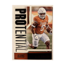 2023 Panini Score Protential Insert Bijan Robinson #7 Texas Longhorns