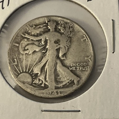1941 Walking Liberty Silver Half Dollar