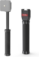SMALLRIG Interview Mic Handle, Stretchable Handle for RODE Go, Black