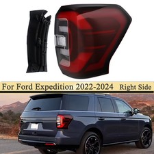 Upgrade Led Tail Light For 2022-2025 Ford Expedition Passenger Side R Black Trim