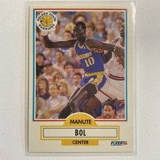 1990-91 Fleer #62 Manute Bol Golden State Warriors