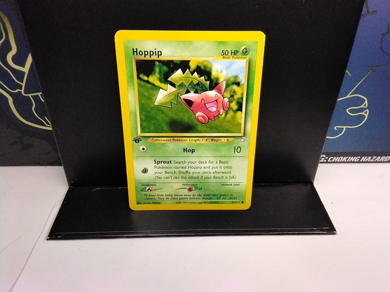Hoppip - 61/111 - 1st Edition Neo Genesis Set - Pokemon Card-Free Shipping