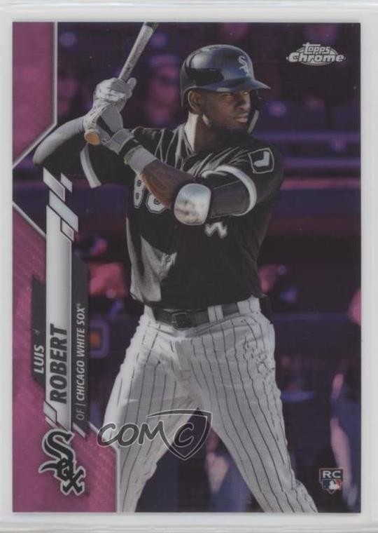 2020 Topps Chrome Pink Refractor Luis Robert #60 0j6