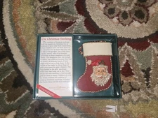 Vintage 2000 Roman Inc ORNAMENT Santa Claus The Christmas Stocking Story NIB 