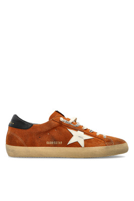 GOLDEN GOOSE Super Star Men's Brown/White Sneakers New
