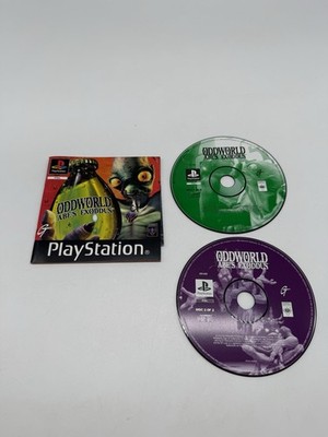 Oddworld - Abe´s Exodus - Disks CD 1+2 - Sony PlayStation1 Ps1 PSX Anleitung