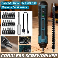 Rechargeable Electric Screwdriver Set Cordless Power Screw Driver Torque Control