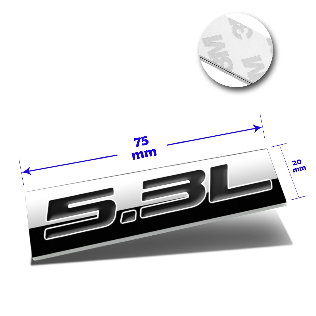 LT Polished Metal 3D Decal Chrome Emblem Sticker For GMC/Chevrolet Pickup LT Polished Metal 3D Decal Chrome Emblem Sticker For GMC/Chevrolet Pickup