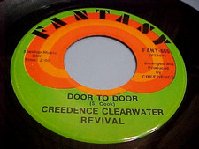 Creedence Clearwater Revival Rock 45 RPM Speed Vinyl Records for