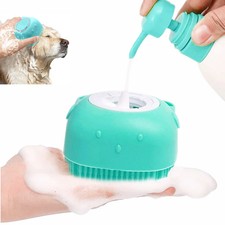 Pet Bathing Brush Soft Silicone Massager Shower Gel Bathing Brush Clean Tools