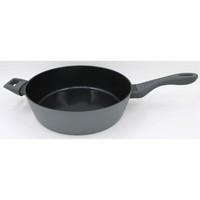 4X Pfanne Bratpfanne Induktionspfanne Rom Ø28 Cm Tief Grau Induktion Soft-Touch