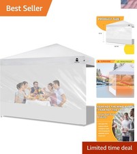 Clear Canopy Sidewalls for 10x10 Pop Up Tent, Transparent Window Curtain Clot...