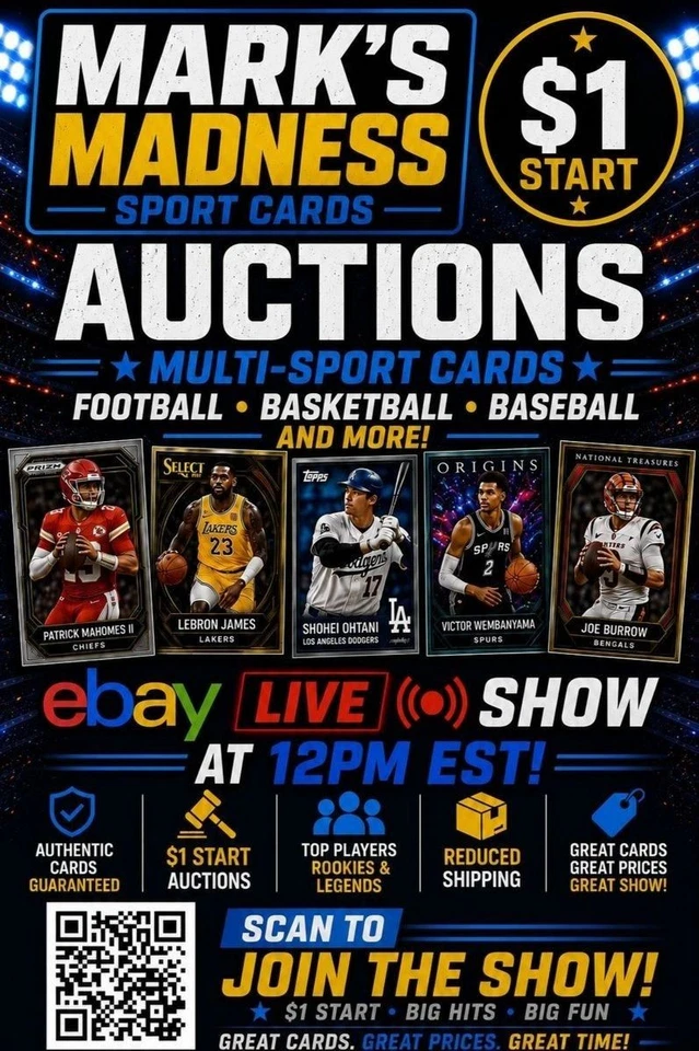 🏈SUNDAY AFTERNOON SINGLES⚾ $0.99 shipping first item $0.25 each additional