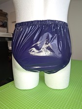 Windelhose PVC Gr.2XL Nylon PVC Selten NEU dunkelblau plastik