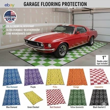 Garage Flooring Protection Liner- Workshop Flooring-HEAVY DUTY-Bonus Bag & Tape