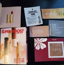 Sephora , 7- Samples Lot Makeup Exfoliant, Lipstick, Hoola, Gucci, Kora