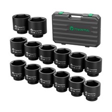 34 Drive Impact Socket Set 14 Pieces Jumbo Impact Socket Set Sae Sizes