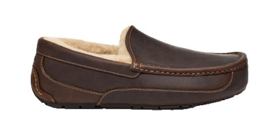 UGG EXKLUSIV Herren Ascot Hausschuh Slipper Leder Mokassins Lammfell 1103889 *42
