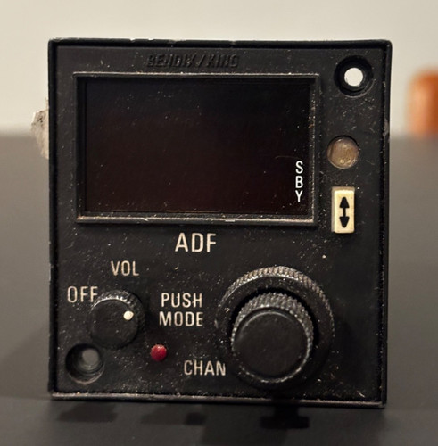 BendixKing KFS 586A ADF Control P/N:071-1284-04 S/N:2128 US