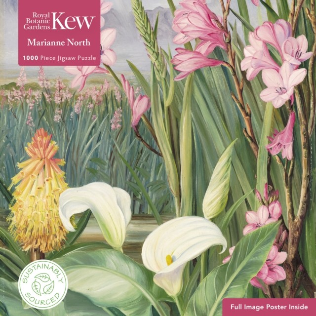 Adult Sustainable Jigsaw Puzzle Kew Gardens: Marianne North: Beauties of the