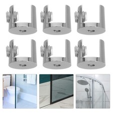 16 Pcs Glass Shelf Bracket Clip Clamp Brackets Supports Clamps for