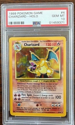 PSA 10 Base Set Charizard Mystery Grab  1 Graded Card A Grab! (Read Description