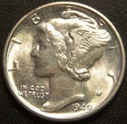 1940-S Mercury Dime - Nice Uncirculated Coin