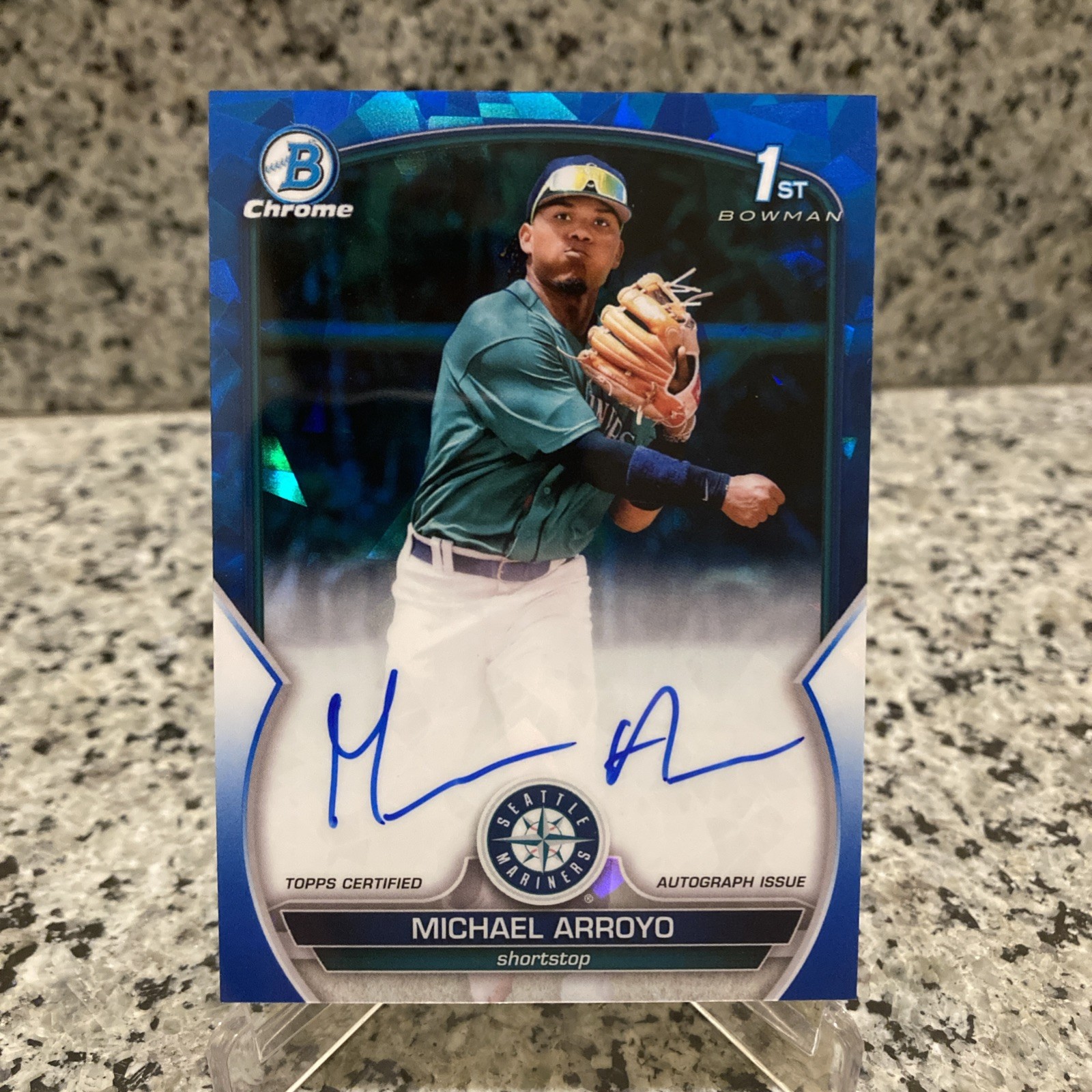 2023 Bowman Sapphire Chrome Michael Arroyo Auto 1st Bowman Sapphire Refractor